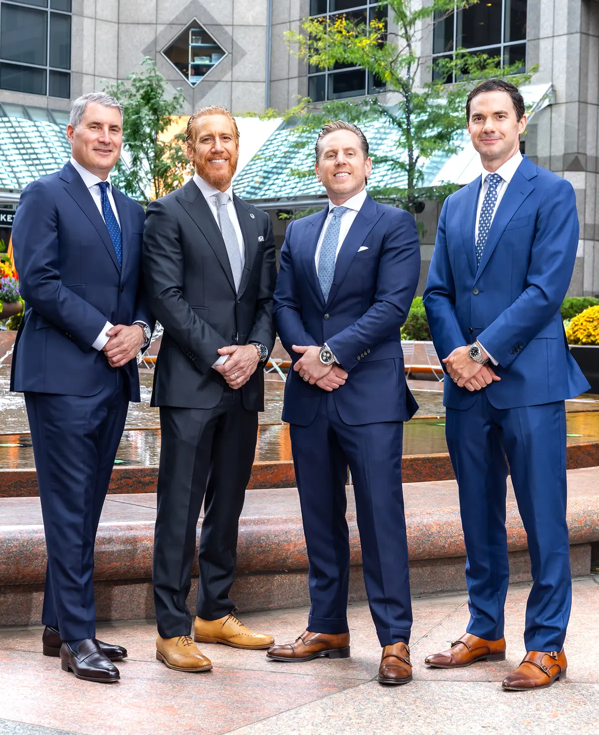 VSCP Law founding partners Joshua Van Naarden, Gregory Spizer, Ryan Chase and John Pinto